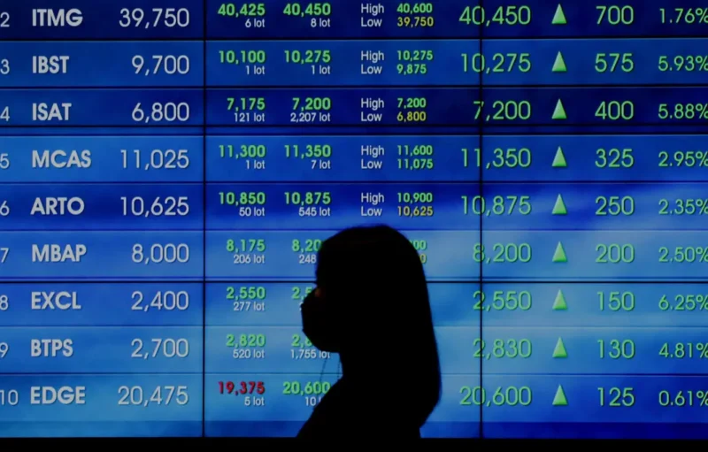 IHSG merosot tajam setelah MSCI membuka konsultasi perubahan status pasar Indonesia dari emerging market menjadi standalone market.(Foto : Liputan6.com/Angga Yuniar)