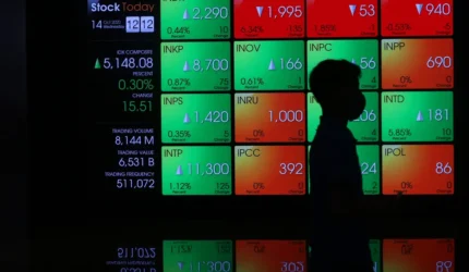 Harga saham Bank Mandiri BMRI anjlok 8,54% saat IHSG melemah 10,76% pada perdagangan 16 Oktober 2026.