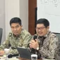 Kepala Departemen Pengelolaan Moneter dan Aset Sekuritas BI, Erwin Gunawan Hutapea, dalam Taklimat Media di Kantor BI, Jakarta, Jumat (23/10/2026). (Foto : Liputan6.com/Tian)