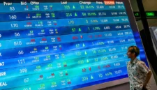 Pengendali WINR menjual 19,25 juta saham untuk meningkatkan free float.(Foto : Ilustrasi IHSG (BAY ISMOYO/AFP)