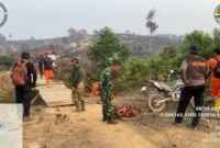 Kebakaran di kawasan Tahura Sultan Thaha Syaifuddin Jambi menghanguskan sekitar 30 hektare lahan pada Kamis (8/10/2026).(Foto : Dok.BPBD Batang Hari)