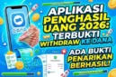 Ilustrasi aplikasi penghasil uang 2026 yang menawarkan koin dari aktivitas menonton video drama.(Foto: redaksi)