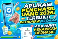Ilustrasi aplikasi penghasil uang 2026 yang menawarkan koin dari aktivitas menonton video drama.(Foto: redaksi)